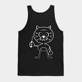 Dangerous cat Tank Top